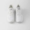 Prax 01 Re-Nylon and Brushed Leather Sneakers