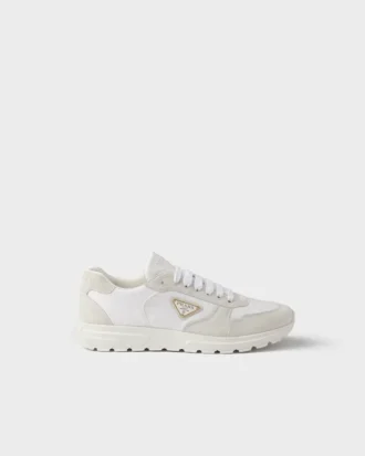 Prax 2.0 Re-Nylon and Suede Sneakers