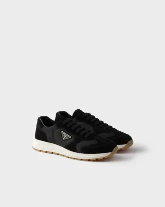 Prax Suede and Re-Nylon Sneakers