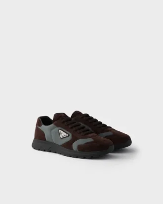 Prax Suede and Re-Nylon Sneakers