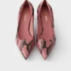 Printed Ayers Leather Pumps