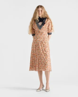 Printed Georgette Dress