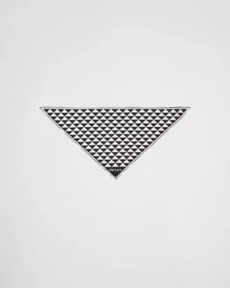 Printed Silk Twill Scarf