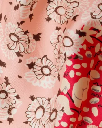 Printed Silk Twill Scarf 90