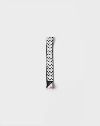 Printed Silk Twill Skinny Scarf