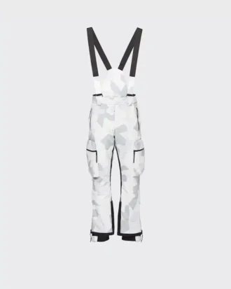 Printed Technical Fabric Ski Pants