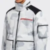 Printed Technical Fabric Ski Windbreaker