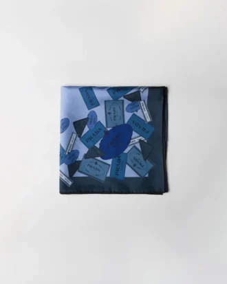 Printed Twill Scarf 55