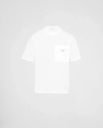 Re-Nylon and Jersey T-Shirt