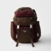 Re-Nylon and Leather Backpack