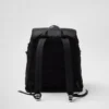 Re-Nylon and Leather Backpack