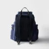 Re-Nylon and Leather Backpack