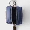 Re-Nylon and Leather Mini-Pouch