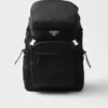 Re-Nylon and Saffiano Leather Backpack