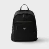Re-Nylon and Saffiano Leather Backpack