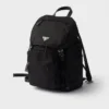 Re-Nylon and Saffiano Leather Backpack