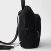 Re-Nylon and Saffiano Leather Backpack