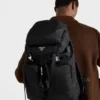 Re-Nylon and Saffiano Leather Backpack