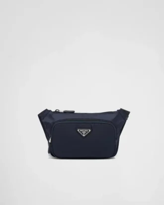 Re-Nylon and Saffiano Leather Shoulder Bag