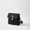 Re-Nylon and Saffiano Leather Shoulder Bag