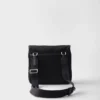 Re-Nylon and Saffiano Leather Shoulder Bag
