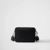 Re-Nylon and Saffiano Leather Shoulder Bag