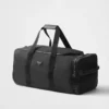Re-Nylon and Saffiano Leather Trolley