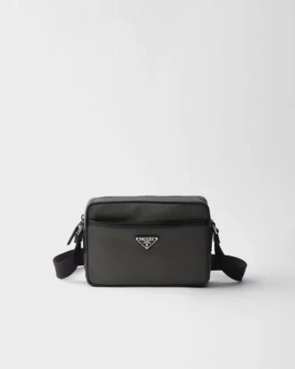 Re-Nylon and Saffiano Shoulder Bag
