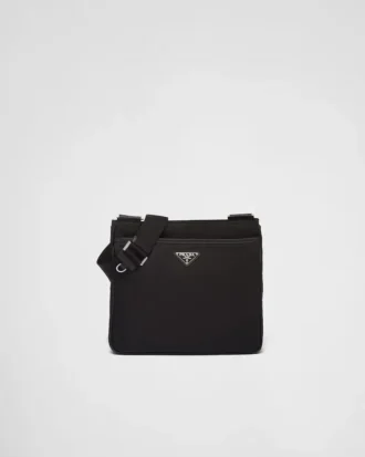 Re-Nylon and Saffiano Shoulder Bag