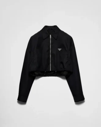 Re-Nylon Cropped Blouson Jacket