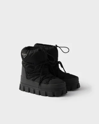 Re-Nylon Gabardine Apras Ski Booties