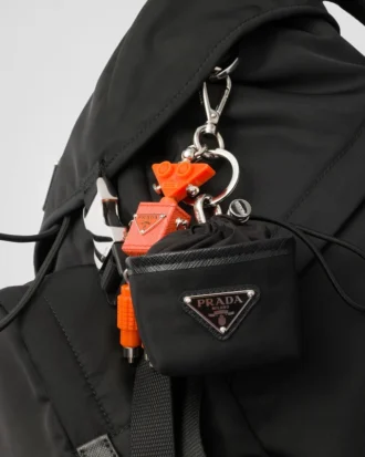Re-Nylon Mini Pouch Keychain Charm