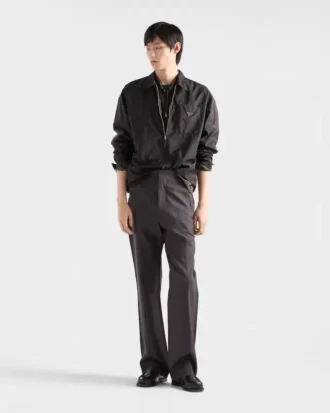 Re-Nylon Zipper Shirt