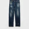 Regular Washed Denim Jeans
