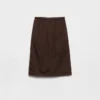 Reversible Cotton Jersey and Re-Nylon Skirt