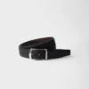 Reversible Saffiano Leather Belt