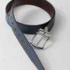 Reversible Saffiano Leather Belt