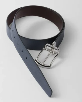 Reversible Saffiano Leather Belt