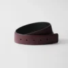 Reversible Saffiano Leather Belt Strap