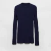 Ribbed Cotton Crew-Neck Sweater