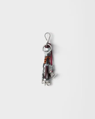 Robot Metal Key Ring Charm