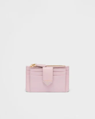 Saffiano and Smooth Leather Card Holder