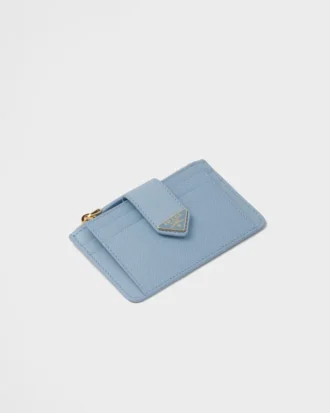 Saffiano and Smooth Leather Card Holder