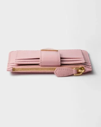 Saffiano and Smooth Leather Card Holder