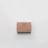 Saffiano and Smooth Leather Card Holder