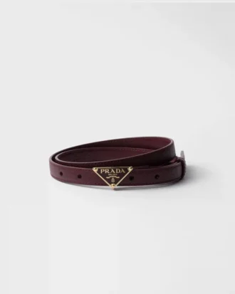 Saffiano Leather Belt