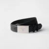 Saffiano Leather Belt