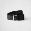 Saffiano Leather Belt