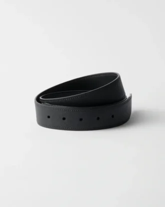 Saffiano Leather Belt Strap