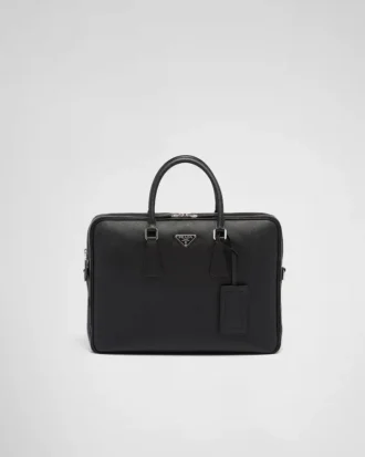 Saffiano Leather Briefcase
